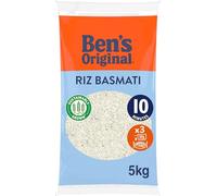Ben's Original Riz Basmati Qualité Supérieure Format Pro 5kg | Riz basmati de qualité supérieure, grains longs et parfumés. Format professionnel de 5kg.