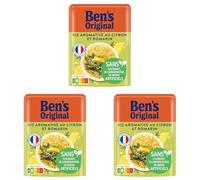 Ben's Original Riz Citron & Romarin 2 min - 220g (Lot de 3)