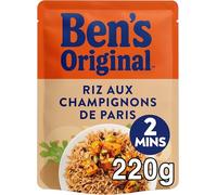 Ben's Original Riz Express aux Champignons de Paris Pack de 6-6x220g