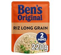 BEN'S ORIGINAL - Riz Long Grain Express, Cuisson Rapide et Saveur Authentique (Sachet 220g) - Le Lot De 6