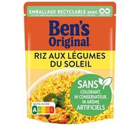 Ben'S Original Riz Micro Ondable Aux Légumes Du Soleil 2Min 250G - Lot De 4 - Vendu Par Lot