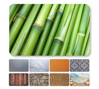 Bensey Tapis de salle de bain premium avec couche révolutionnaire de diatomite | Ultra-absorbant et à séchage rapide | Base antidérapante en caoutchouc naturel | 40x60 cm designs stylés (Bambou)