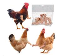 BeNsil 3 Paires de Jouets pour Poulets,Bras Pouvant être Portés sur Les Poulets,Décorations de Membres Antérieurs de Poulet,Accessoires Amusants pour Animaux de Compagnie