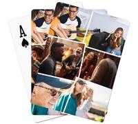 BeNsil Cartes à Jouer personnalisées - Personnalisez Les Cartes à Jouer avec des Photos de fête, des Cartes à Jouer Photo en Plastique imperméables, des Mariages et Plus Encore.