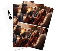 BeNsil Cartes à Jouer personnalisées - Personnalisez Les Cartes à Jouer avec des Photos de fête, des Cartes à Jouer Photo en Plastique imperméables, des Mariages et Plus Encore.