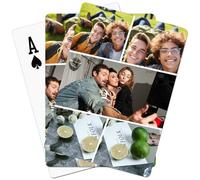 BeNsil Cartes à Jouer personnalisées - Personnalisez Les Cartes à Jouer avec des Photos de fête, des Cartes à Jouer Photo en Plastique imperméables, des Mariages et Plus Encore.