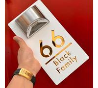 BeNsil Numéros De Maison Modernes Personnalisables, Numéros De Maison Solaires Personnalisés Extérieurs, Numéros De Maison, Adresses, Noms De Rue - LED Moderne pour Les Maisons, Les Hôtels.