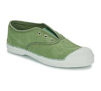 Bensimon Baskets basses enfant TENNIS ELLY BRODERIE ANGLAISE in Vert 31