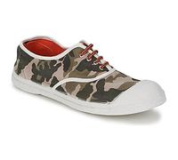 Bensimon Baskets basses TENNIS CAMOFLUO in Beige 37