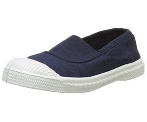 Bensimon - E15002 - TENNIS ELASTIQUE ENFANT - Baskets - Mixte Enfant - Bleu (Marine) - 34 EU