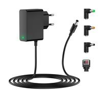 BENSN Bloc d'alimentation 12 V 2 A 12 V CC compatible avec clavier Yamaha, bande LED, routeur, voiture électrique, caméra IP, disque dur externe avec prise LED 5,5 x 2,1 mm, 5,5 x 2,5 mm, 4,0 x 1,7 mm