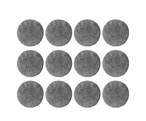 BENSOI Vadrouilles de Nettoyage de vitres compatibles avec Hutt DDC5 DDC55 PuRuikai N361 Kit de pièces de Rechange for Robot Lave-vitres électrique (Color : 12PCS)