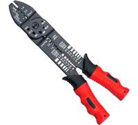 Benson Borne de raccordement Faston Pince à sertir rouge Rouge One Size