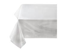 Benson Mills Heavy Duty Clear Plastic Tablecloth Protector, 100% Waterproof Table Cloth, Oil Spill Proof, Table Cover for Dining Tables, Parties and Holidays (60" x 84" Rectangular)