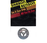 BENSON, SHARON - BENSON, SHARON / / GET IT OVER WITH / ALL OUT OF LOVE / 1981 / Bildhülle / Epic # EPCA 1572 / Deutsche Pressung / 7" Vinyl Single Schallplatte