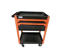 Benson Tools Chariot à outils robuste avec deux tiroirs amovibles, fabriqué en acier SPCC durable, dimensions 665 x 465 x 885 mm - Solution de rangement idéale pour les ateliers et les garages