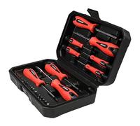 Benson Tools Coffret de Tournevis 29 Pièces avec Embouts, Torx, Phillips, Pozidrive, Hexagonal, Porte-Embout, Mallette de Rangement