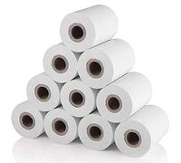 Benssey 10 Pcs Papier Thermique, pour Mobile 58Mm 30Mm Mini Imprimante Thermique Caisse Enregistreuse POS ReçU Papier Rouleau