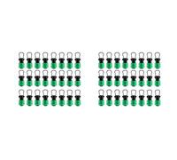 Benssey 48 Pièces Bouchon D'Embout de Tube D'Irrigation Goutte à Goutte 1/2 Pouce Raccord Universel D'Embout, pour avec Arroseur de Tube de Bande Goutte à Goutte de 16 mm