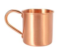 Benssey 6X Mug en Cuivre Pur de Moscou Solide Lisse sans Doublure IntéRieure pour Cocktail Café BièRe Lait Tasse d'eau Bar à Boisson Froid