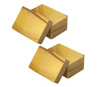Benssey Blocs de Cire à Cacheter pour Bouteilles - Cire D'Embouteillage Résiliente et Polyvalente pour Le Vin, 8 Pépites de Cire 0,2 Kg avec PTFE, Doré