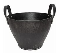 BENTA 99170 Panier à bûches en caoutchouc 36 x 41 cm Noir