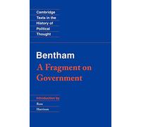 Bentham: A Fragment on Government