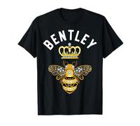 Bentley Nom Bentley Cadeau d'anniversaire Queen Crown Bee Bentley T-Shirt