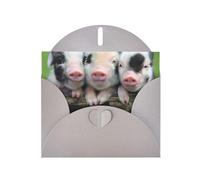 BeNtli Cartes de vœux, cartes avec enveloppes, cartes de vacances, cartes de remerciement, carte d'anniversaire,Trois petits cochons