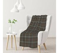 BeNtli Couverture, Couverture Chaude en Flanelle, jeté/Couverture de lit pour canapé Bureau 102x76 cm,Tartan de l'Outlander Fraser