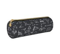 BeNtli Pochette à Crayons, étui à stylos, Sac à Crayons Portable, Pochette en Cuir, Sacs de Rangement de papeterie, Cadeaux de Professeur de mathématiques
