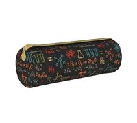 BeNtli Pochette à Crayons, étui à stylos, Sac à Crayons Portable, Pochette en Cuir, Sacs de Rangement de papeterie, Expérience d'équation de Chimie pédagogique