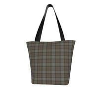 BeNtli Sac à bandoulière, fourre-tout en toile grand sac femmes sac à main décontracté sacs à provisions réutilisables,Tartan de l'Outlander Fraser