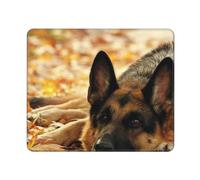 BeNtli Tapis de Souris, Berger Allemand, Tapis de Souris à Base de Caoutchouc antidérapant, Tapis de Souris étanche 12 × 10 Pouces pour Bureau
