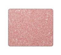 BeNtli Tapis de Souris, Paillettes Roses dorées, Tapis de Souris à Base de Caoutchouc antidérapant, Tapis de Souris étanche 12 × 10 Pouces pour Bureau