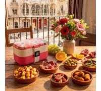 Bento - lunchbox 2 etages 1200 ml - barcelona