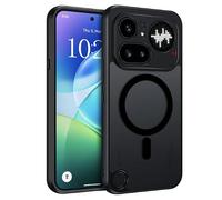 BENTOBEN Coque magnétique pour Nothing Phone 4a Pro Noir [Compatible MagSafe] Protection Antichoc renforcée magnétique translucide Mate Anti-jaunissement Fine et résistante aux Chocs