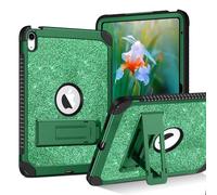 BENTOBEN Coque pour iPad 10e génération avec béquille, Coque à Paillettes Scintillantes pour iPad 10,9", 3 Couches Robuste, Coque de Protection Antichoc pour iPad 10,9", Version 2022, Vert