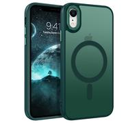 BENTOBEN Coque pour iPhone XR Étui Magnétique Compatible avec Magsafe,Bumper Protection Antichoc Complète,Dos Mat Translucide Anti Rayures Housse iPhone XR 6.1"-Vert