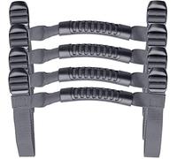 Bentolin Lot de 4 poignées de poignée compatibles avec Jeep Wrangler 1987-2021 YJ TJ LJ JK JL Sports Sahara Freedom Rubicon X & Unlimited (gris)