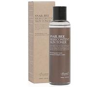 Benton Snail Bee High Content Skin (Toner) 150ml (5.07 fl. Oz.) - Filtrate de sécrétion d'escargot et eau de thé vert contenant un toner hydratant et apaisant pour les huiles