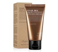 BENTON Snail Bee High Content Steam Cream 50g (1.76 oz.) - Contient du Filtrate de sécrétion d'escargot, du venin d'abeille, de l'acide hyaluronique, de la crème hydratante intensive