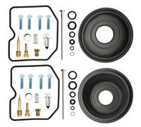 BenTsD Compatible avec les kits de reconstruction de carburateur 2-Pack utilisés sur Kawasaki Vulcan 500 EN500C LTD 1996-2009, kit de réparation de carburateur
