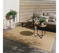 benuta Basic Tapis Extérieur & Intérieur Iowa - Beige 300x300 cm - Look Jute Boho - Résistant UV - pour Balcon, terrasse, Jardin, Cuisine, Salon - Durable, Robuste - Convient espaces intérieurs