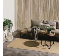 benuta Basic Tapis Extérieur & Intérieur Iowa - Beige 80x250 cm - Look Jute Boho - Résistant UV - pour Balcon, terrasse, Jardin, Cuisine, Salon - Durable, Robuste - Convient espaces intérieurs
