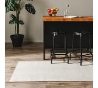 benuta Basic Tapis Extérieur & Intérieur Iowa - Crème 80x300 cm - Look Jute Boho - Résistant UV - pour Balcon, terrasse, Jardin, Cuisine, Salon - Durable, Robuste - Convient espaces intérieurs