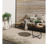 benuta Basic Tapis Extérieur & Intérieur Iowa - Taupe 300x400 cm - Look Jute Boho - Résistant UV - pour Balcon, terrasse, Jardin, Cuisine, Salon - Durable, Robuste - Convient espaces intérieurs