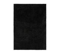 benuta Basic Tapis Poils Long Soho - Noir 60x120 cm - Doux Minimaliste - Lavable - Nettoyage Facile - Compatible avec Chauffage au Sol - pour Chambre, Couloir, Salle à Manger