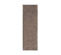 benuta Basic Tapis Poils Long Soho - Taupe 80x250 cm - Doux Minimaliste - Lavable - Nettoyage Facile - Compatible avec Chauffage au Sol - pour Chambre, Couloir, Salle à Manger