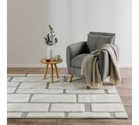 benuta Basic Tapis Salon Elvy - Crème 250x350 cm - Abstrait Doux Relief, Boho - Facile à Nettoyer - Résistant - Compatible avec Chauffage au Sol